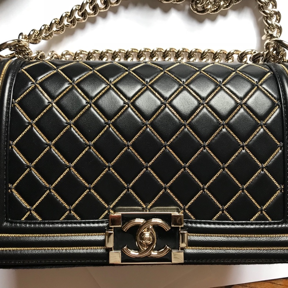 SUPER GLAM Chanel Boy Bag for HOLIDAY SEASON